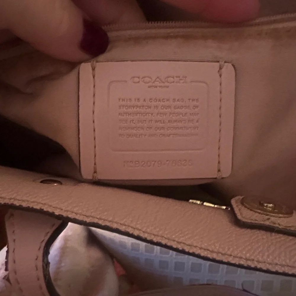Coach Tan and Brown Signature Tote